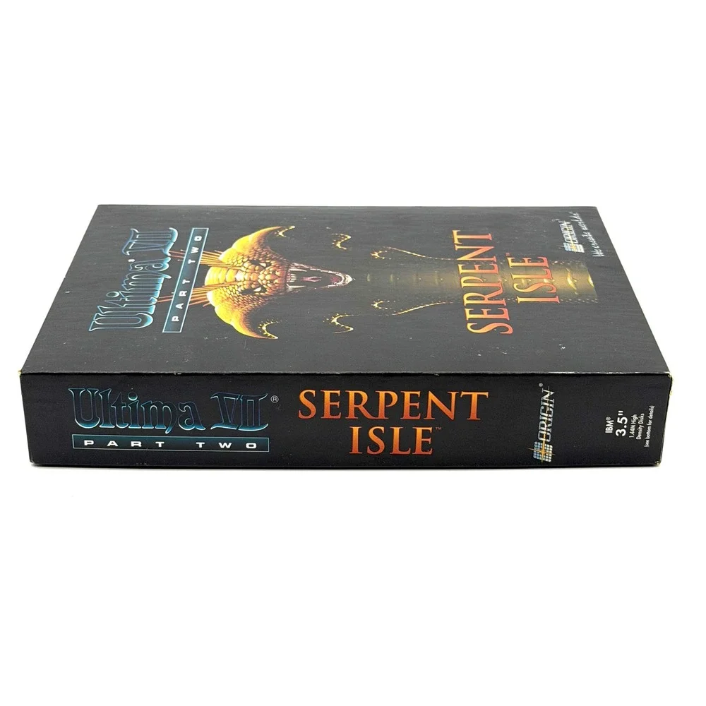 Ultima VII Part Two Serpent Isle Silver Seed Expansion Clue Book Big Box CIB PC